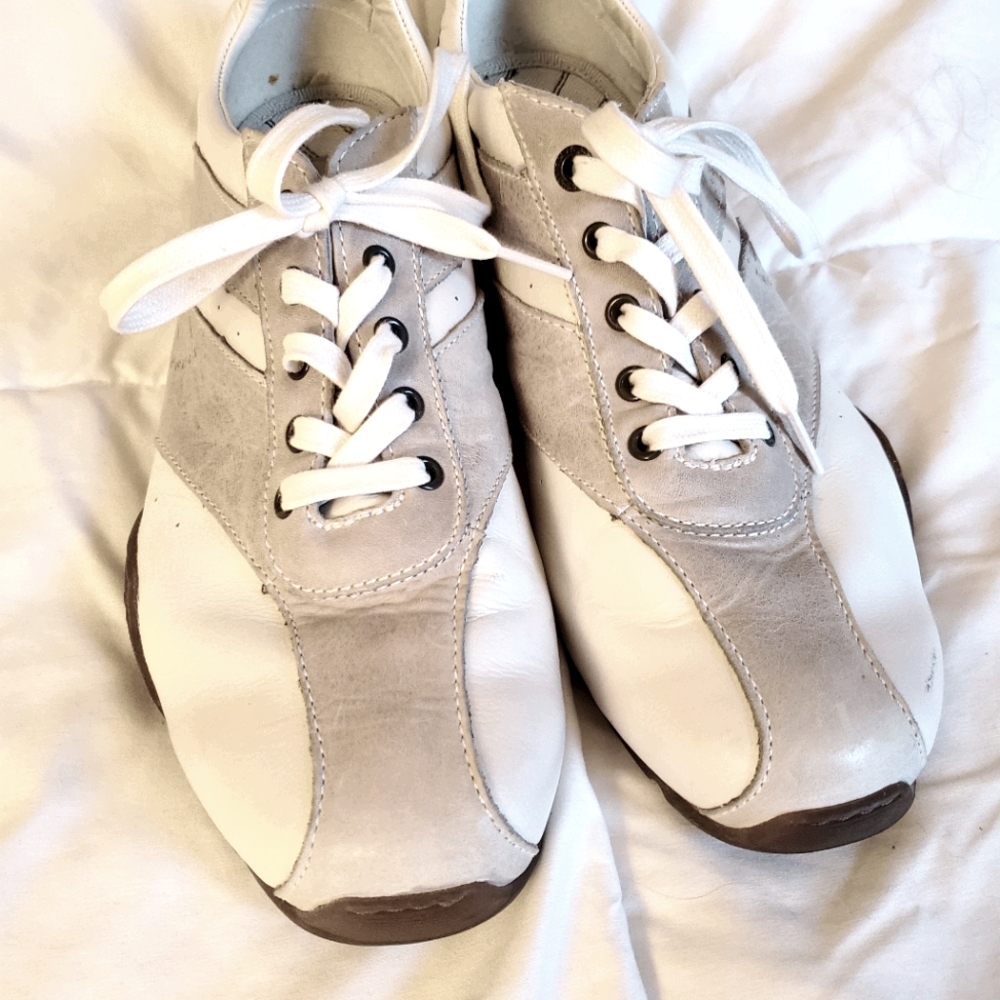 Doc Martens Men's Nate White Leather Sneakers